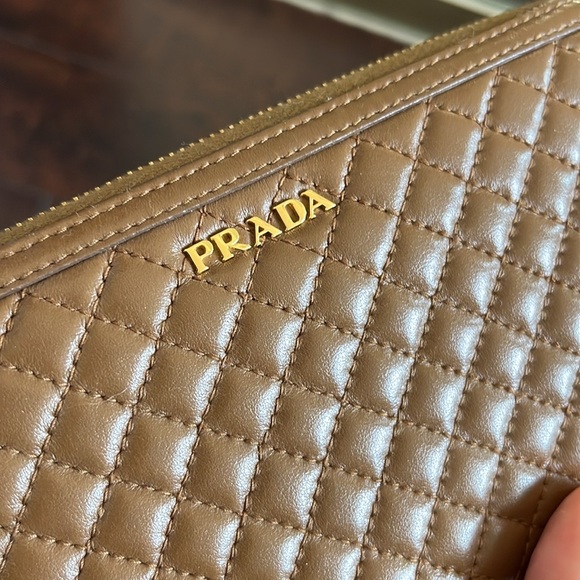 Prada Quilted Leather Zip Wallet - Picture 7 of 15